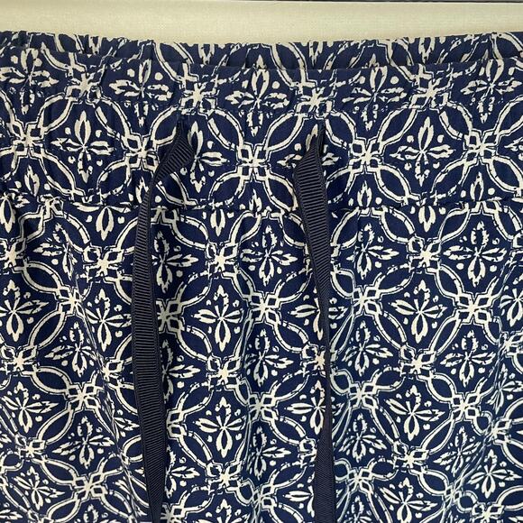 T by Talbots 2X Navy White Medallion Print Skort Stretch Golf Tennis Pockets - Picture 5 of 15